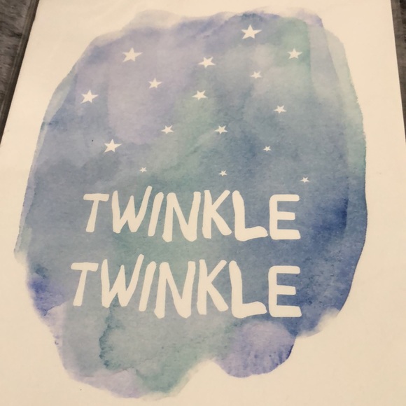 🆕Art Print | Amy Hall  | 8x10 Frame Insert | Twinkle Baby Room | Star Print - Picture 5 of 6